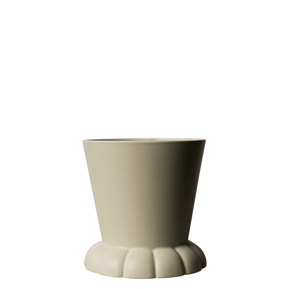 Flora Pot - Kruka - Vas Small - Creme - 19x20 cm - DBKD - 9