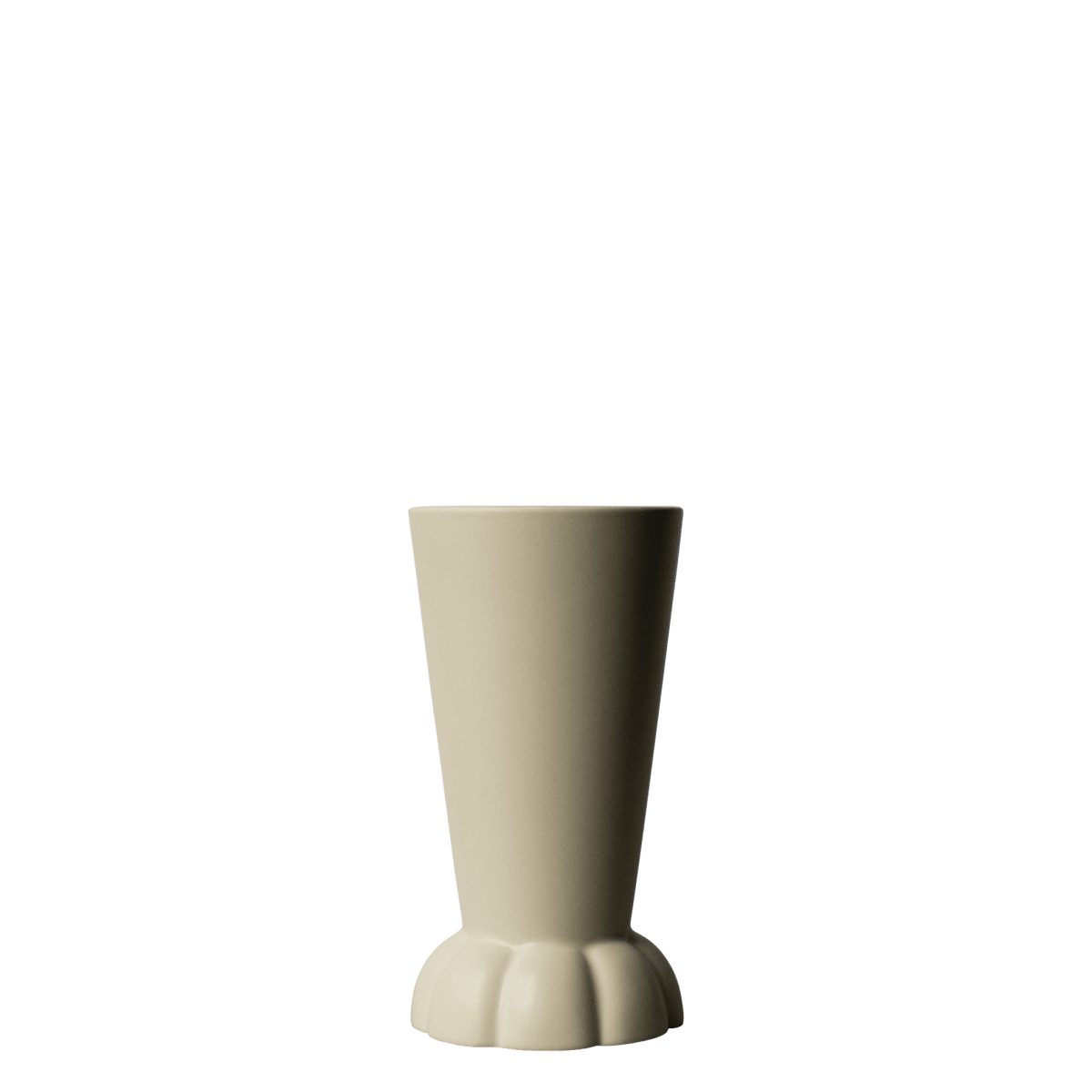 Flora Vase - Vas - Creme - 11,5x22 cm - DBKD - 3