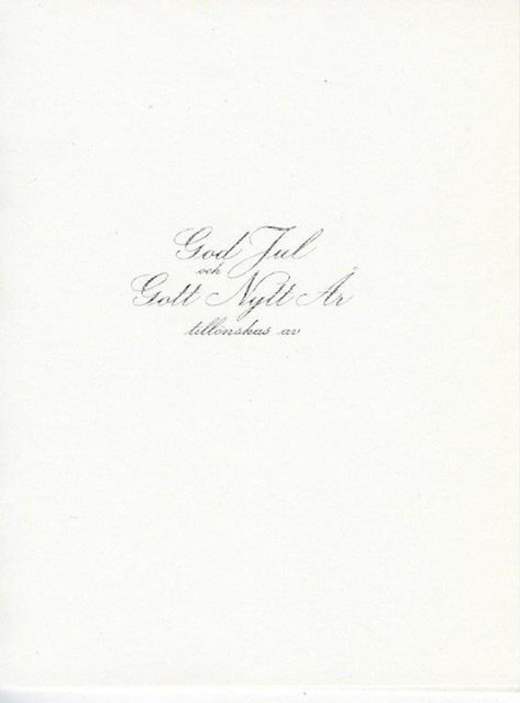 Double Christmas card with envelope - 1950s - 10.7x14 cm - 2