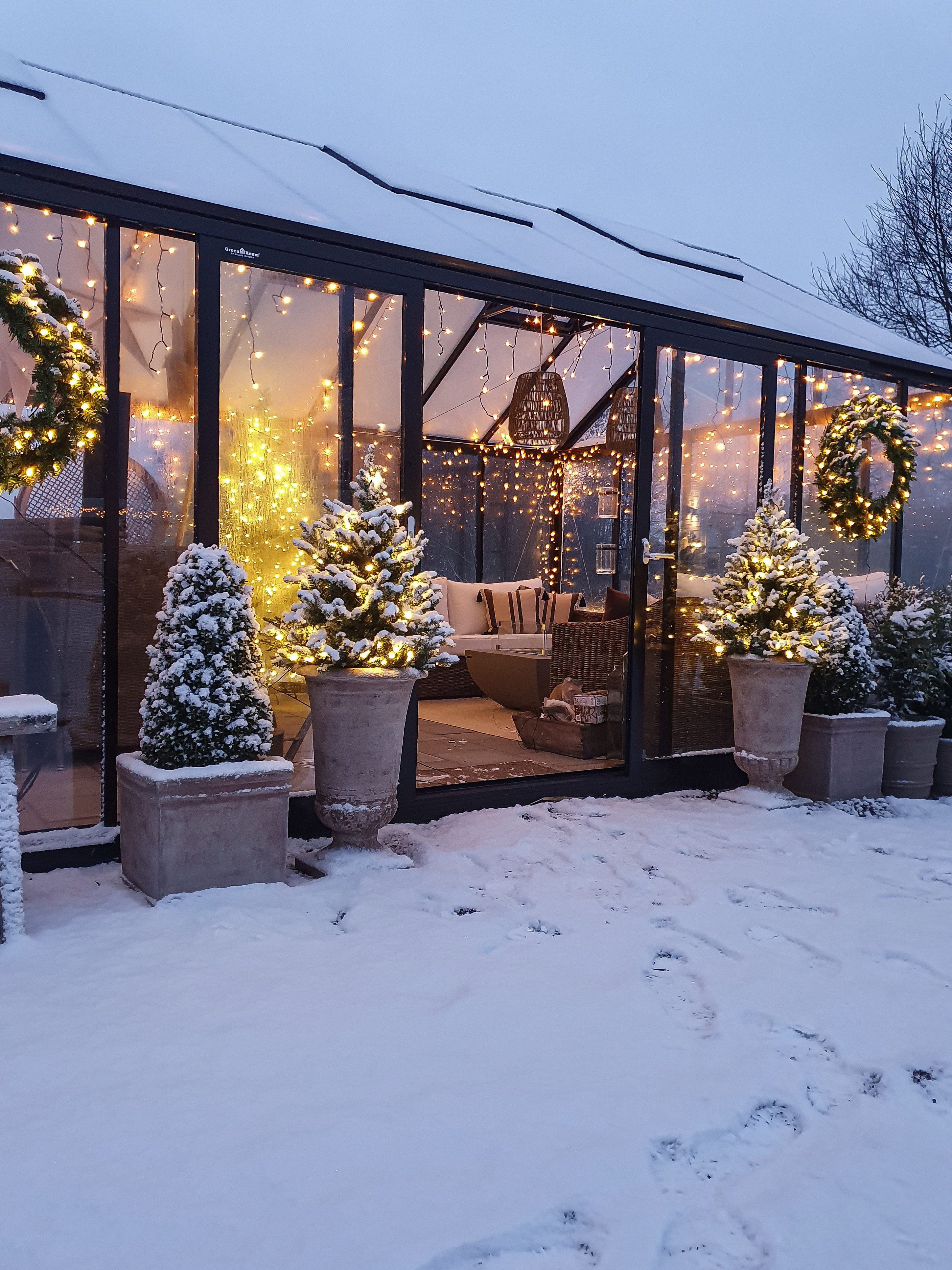 Ljusgardin Golden Warm White - 1,3x2 meter - 2