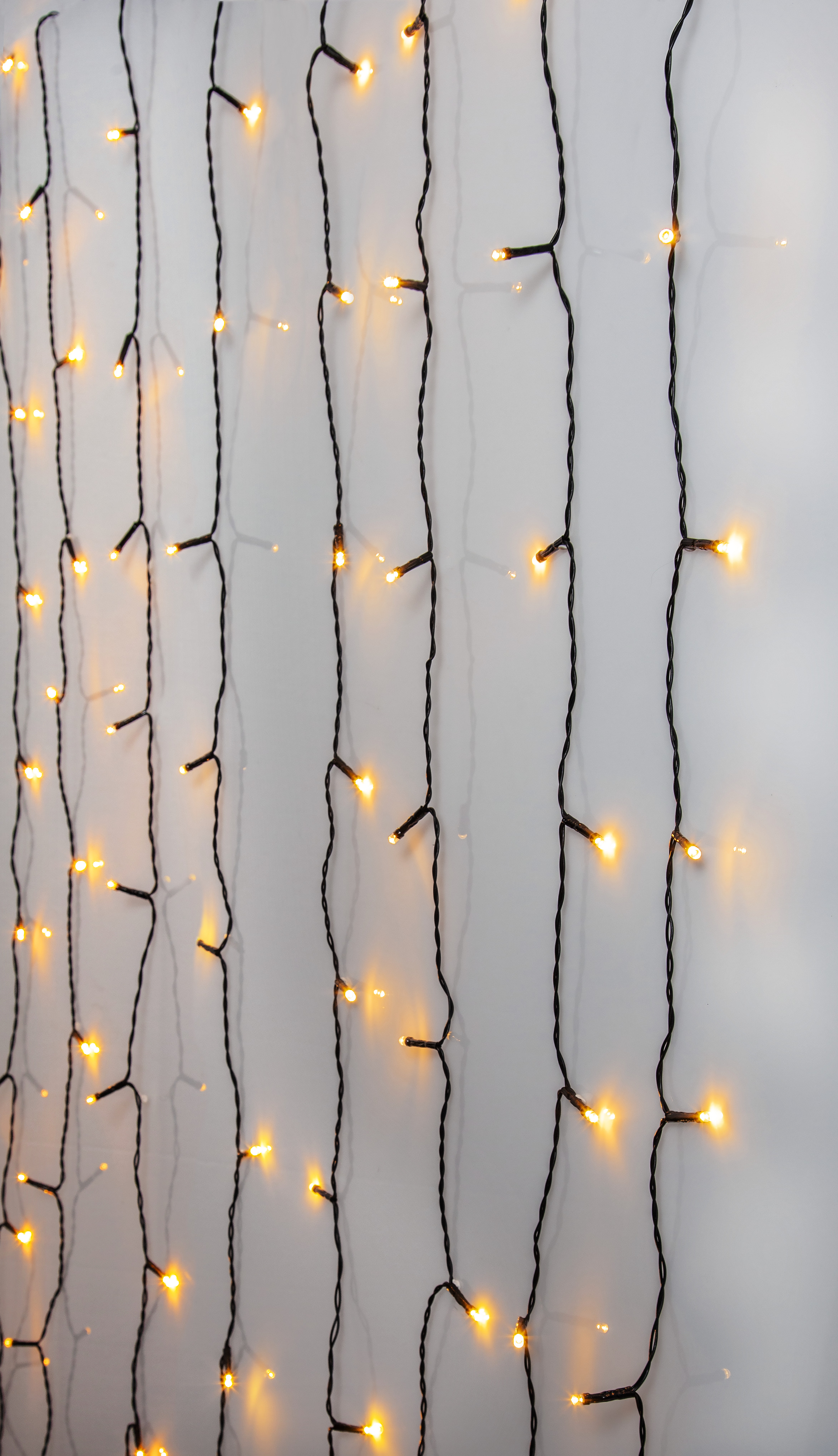 Ljusgardin Golden Warm White - 1,3x2 meter