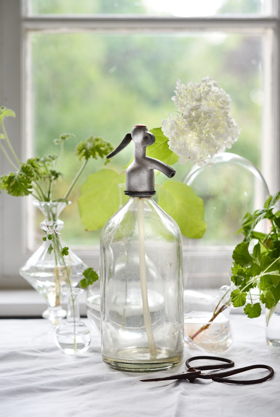 Glass bottle - Siphon - Old Original - Clear