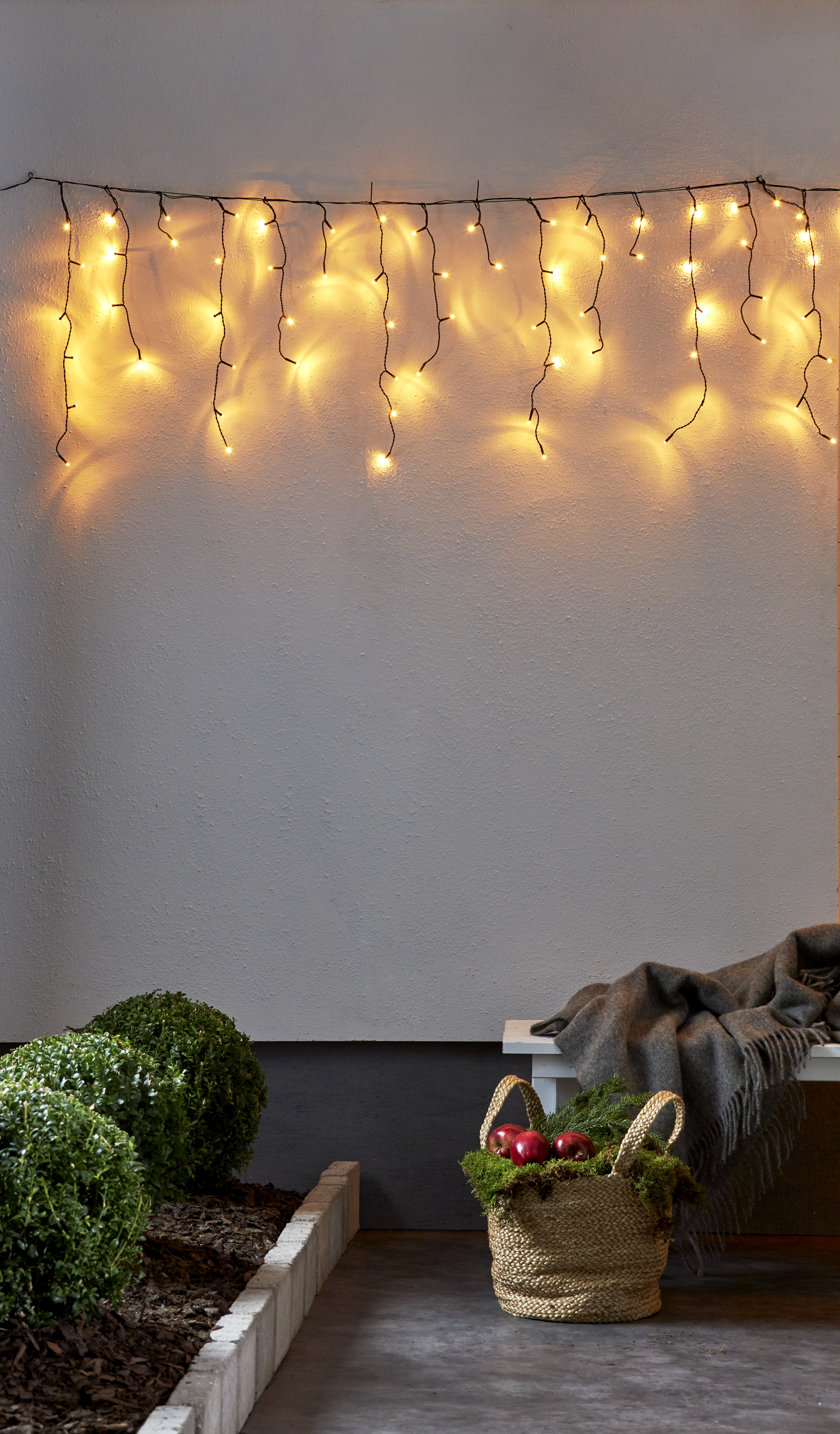 Icicle string Golden Warm White - 6 metres - 4