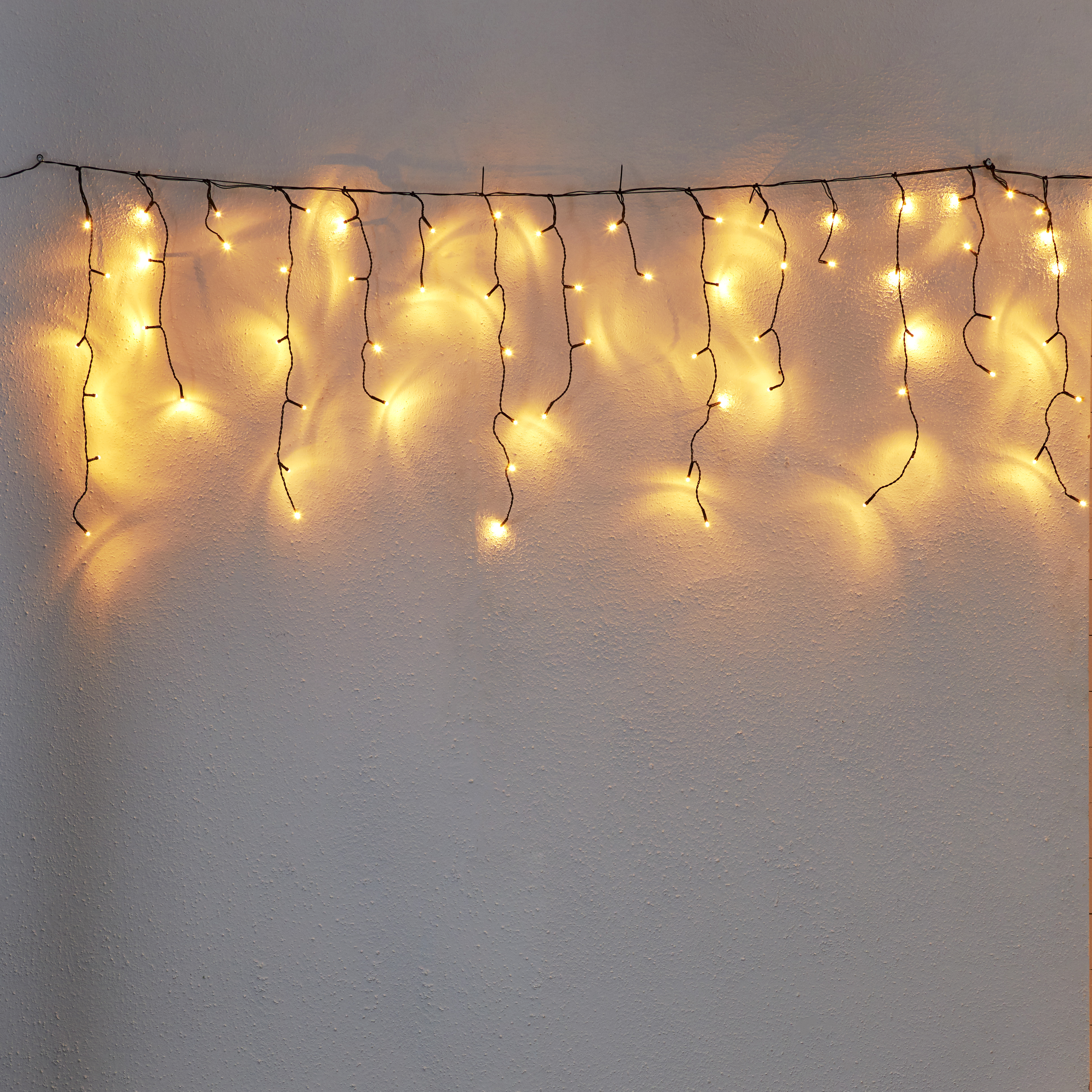 Icicle string Golden Warm White - 6 metres - 5
