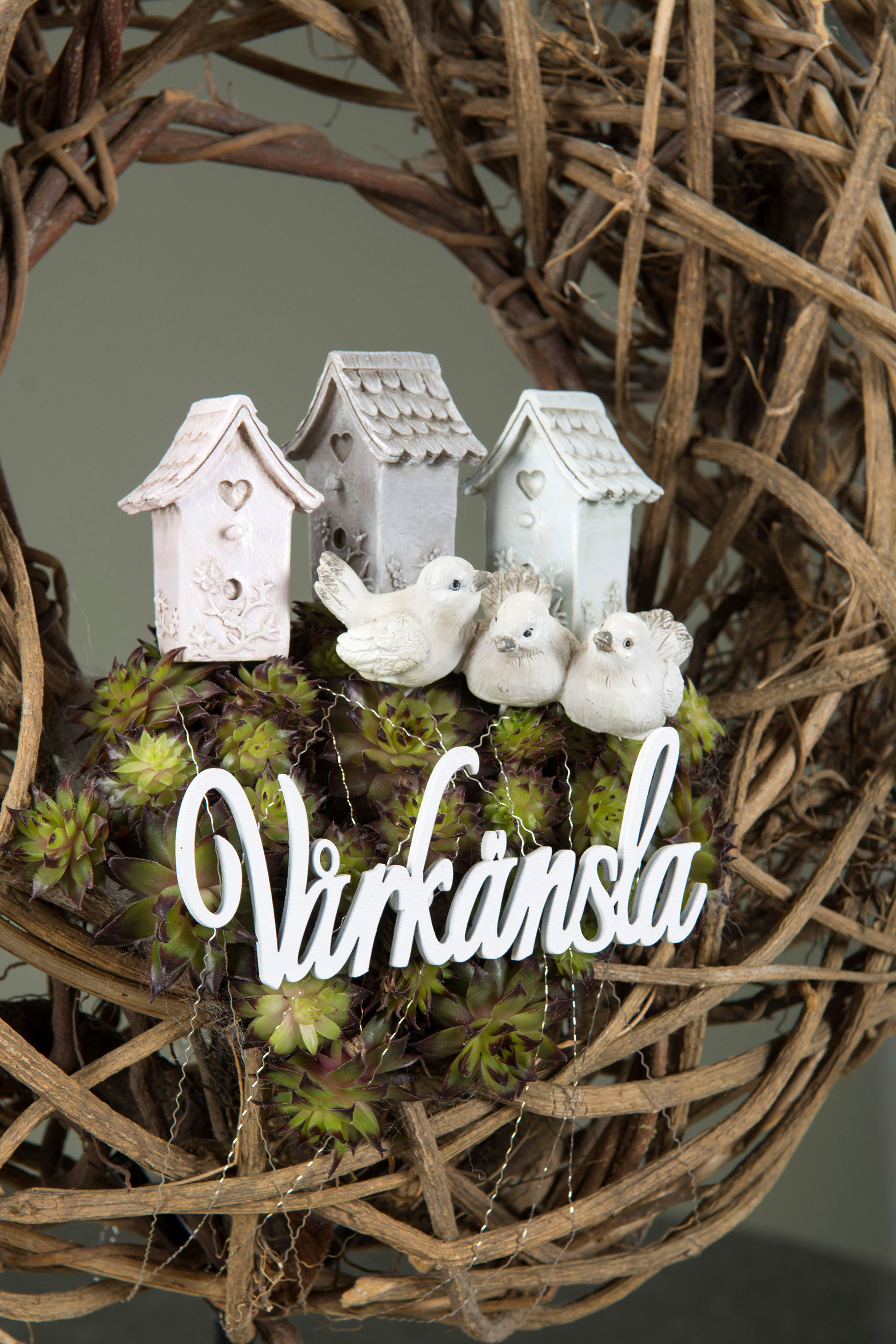 Bird/Trio Stick White/Grey Poly - 7 cm - 4
