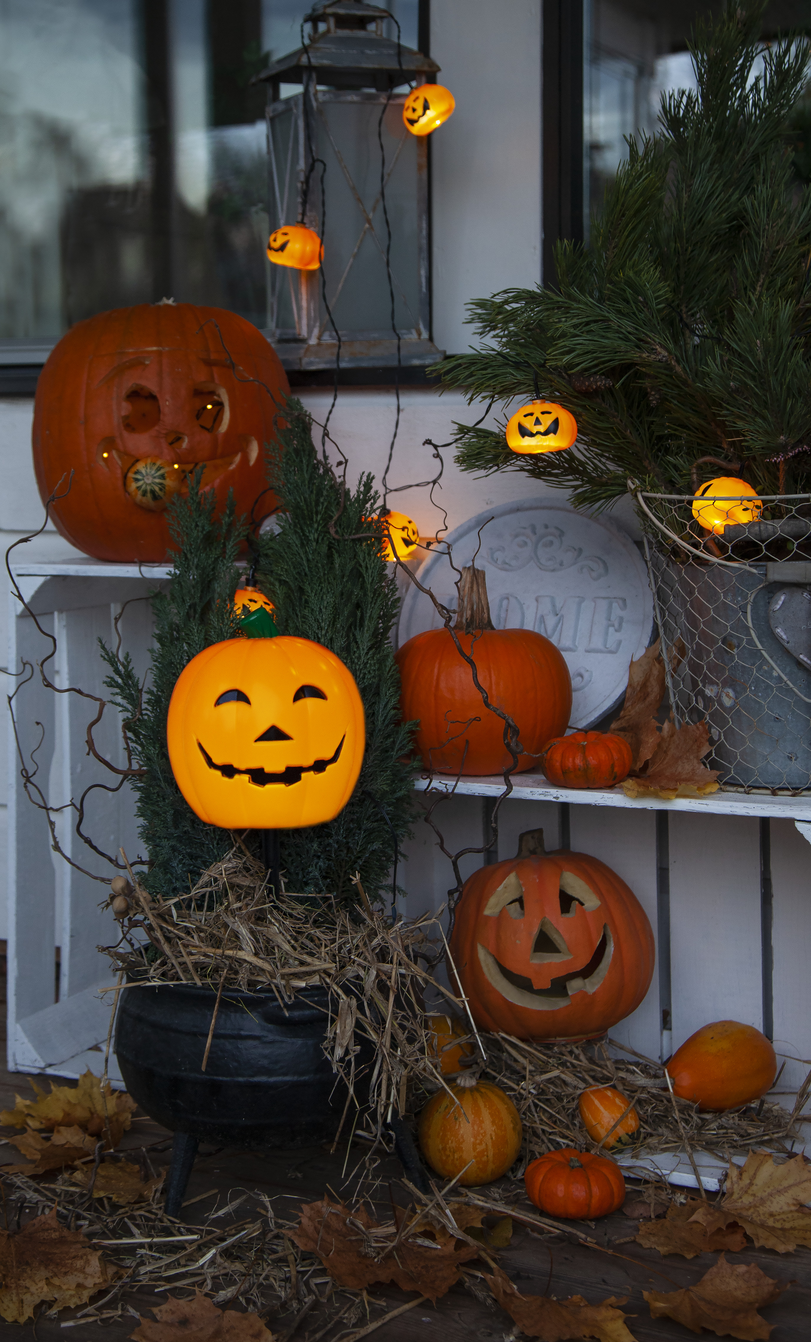 Ljusslinga pumpa - Halloween - 4