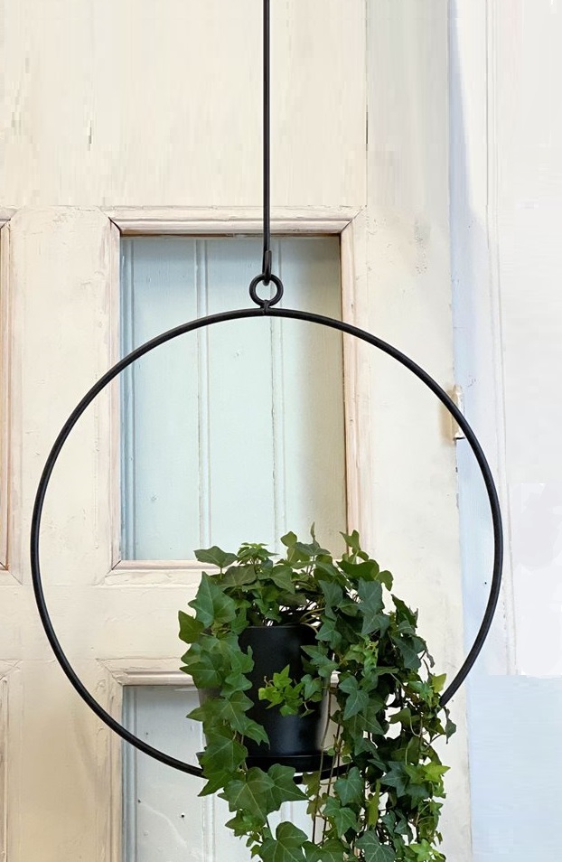 Ljusring för blockljus eller kruka inkl. upphäng - Ø 36 cm - 3