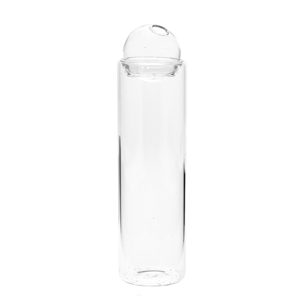Glasvas med glaskula - 23 cm - 4