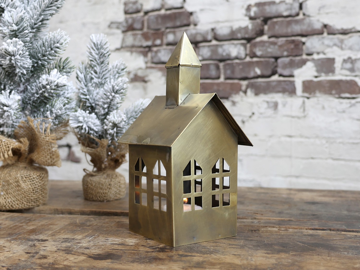 House lantern – Church – House – Lantern – 20 cm - 4
