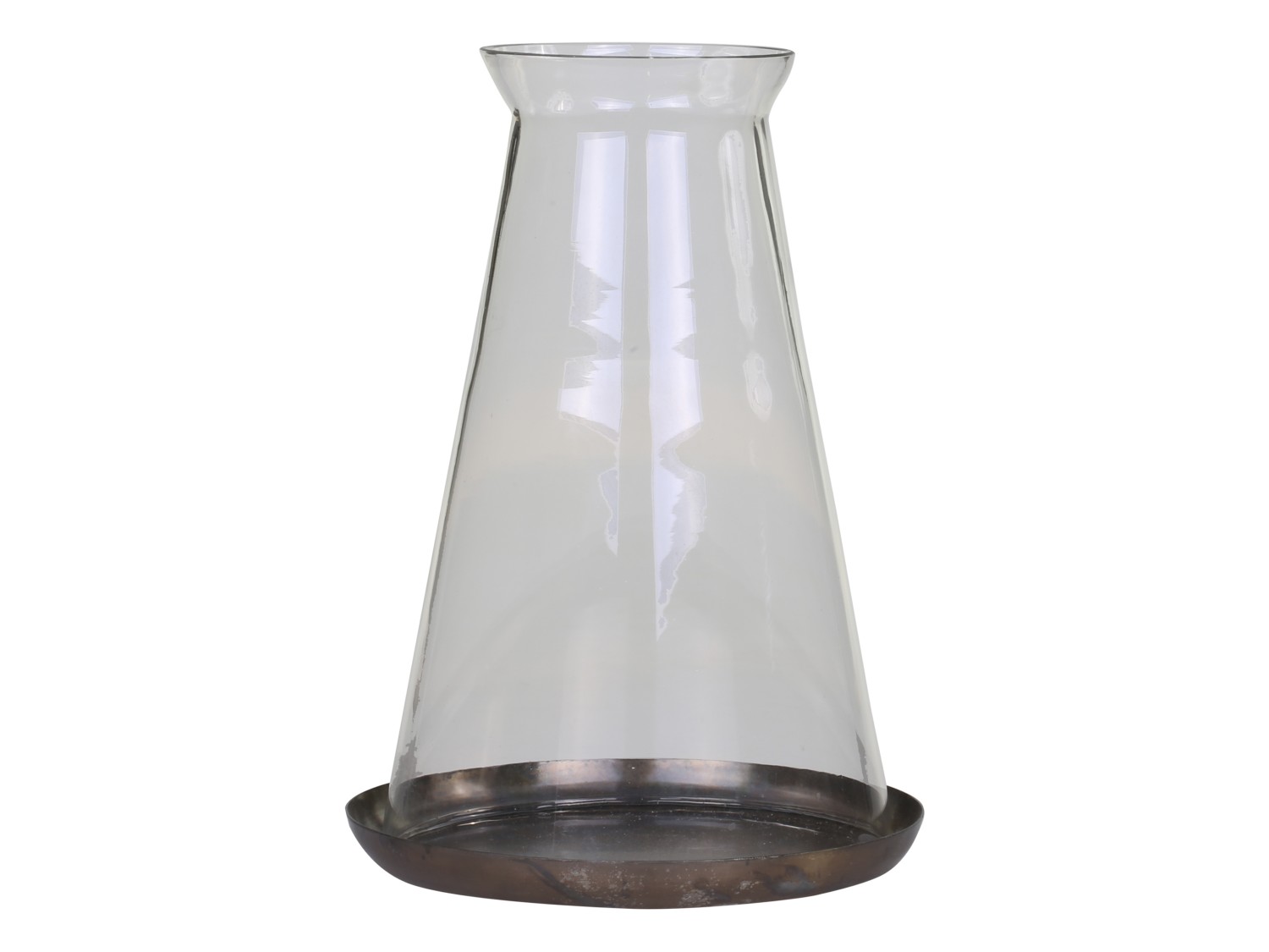 Glass dome - Lantern - Storm glass - 22 cm - Large - 3