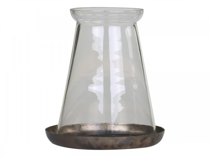 Glaskupa - Lykta - Stormlykta - 14 cm - Medium - 4
