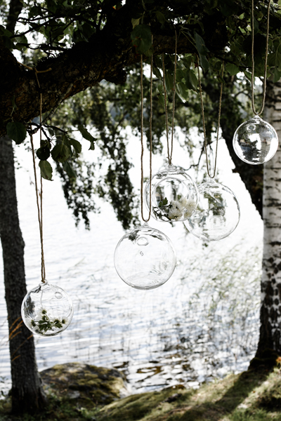 Large hanging glass vase - 3