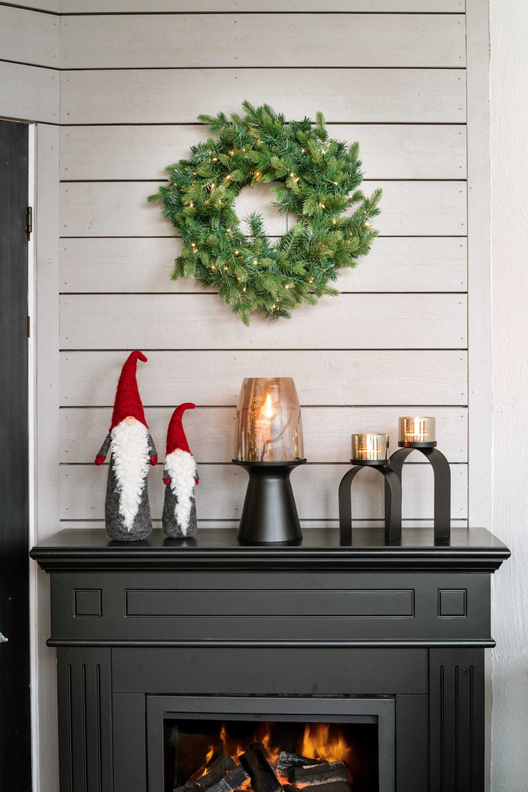 Wreath with lighting - Fir wreath - Fir - Green - 2