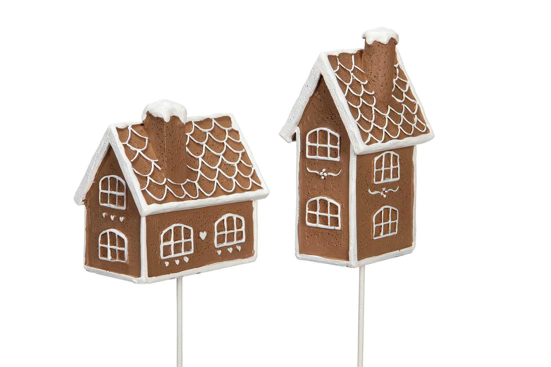 Gingerbread house - Stick/Decoration - 2-pack - 3