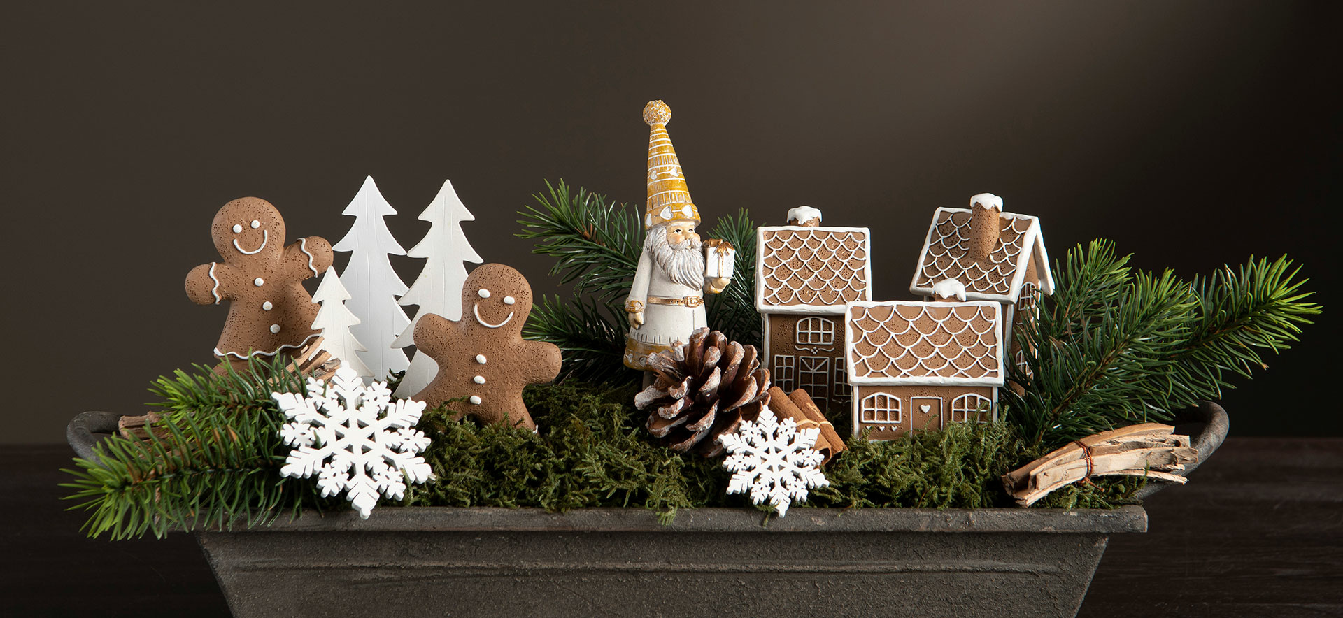 Gingerbread house - Stick/Decoration - 2-pack - 5
