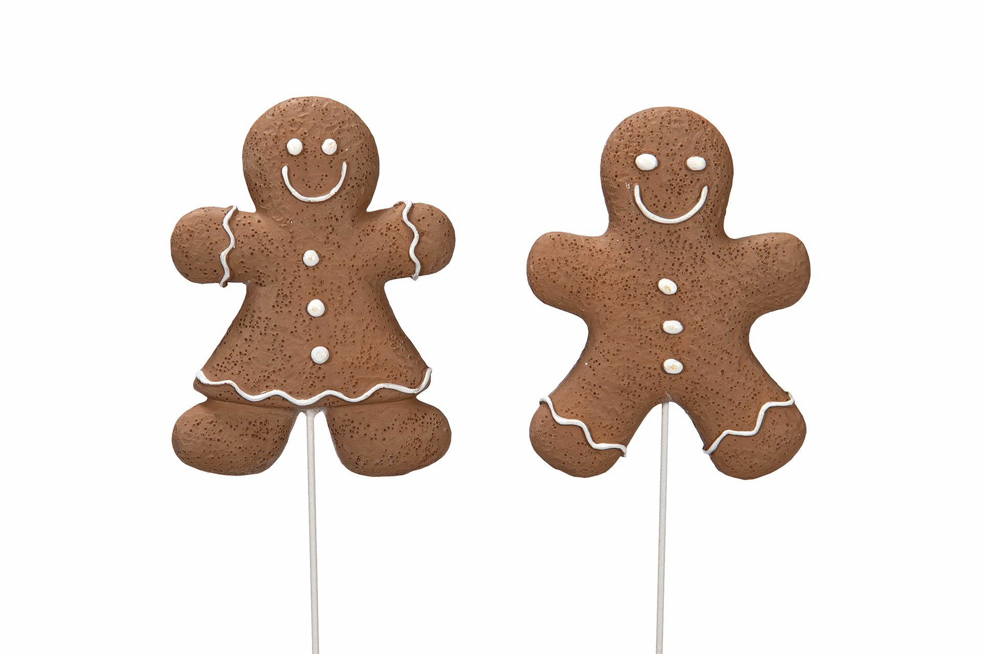 Pepparkaka - Pepparkaksgubbar - Stick/Dekoration - 2-pack - 6