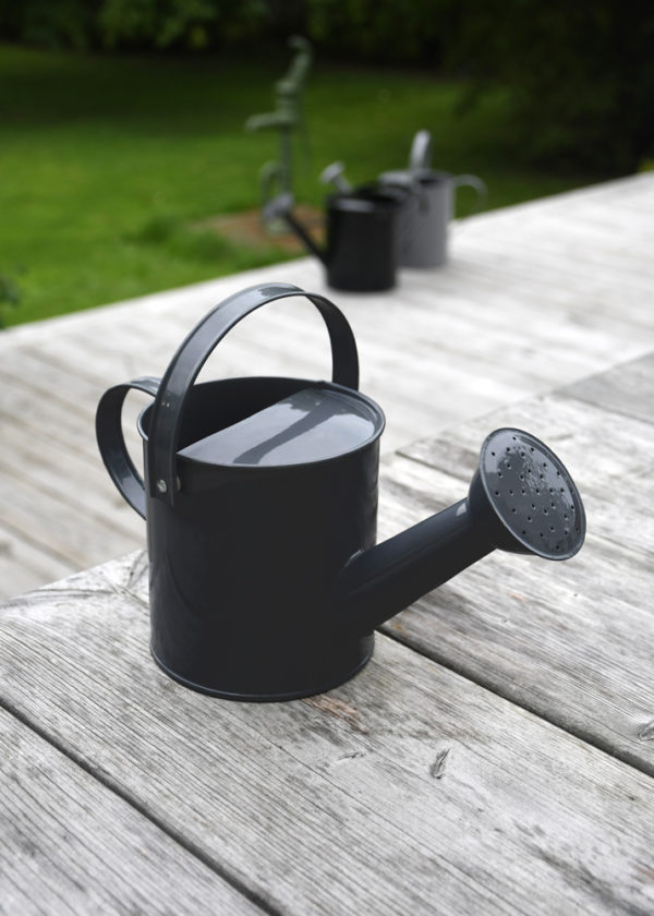 1 litre black watering can