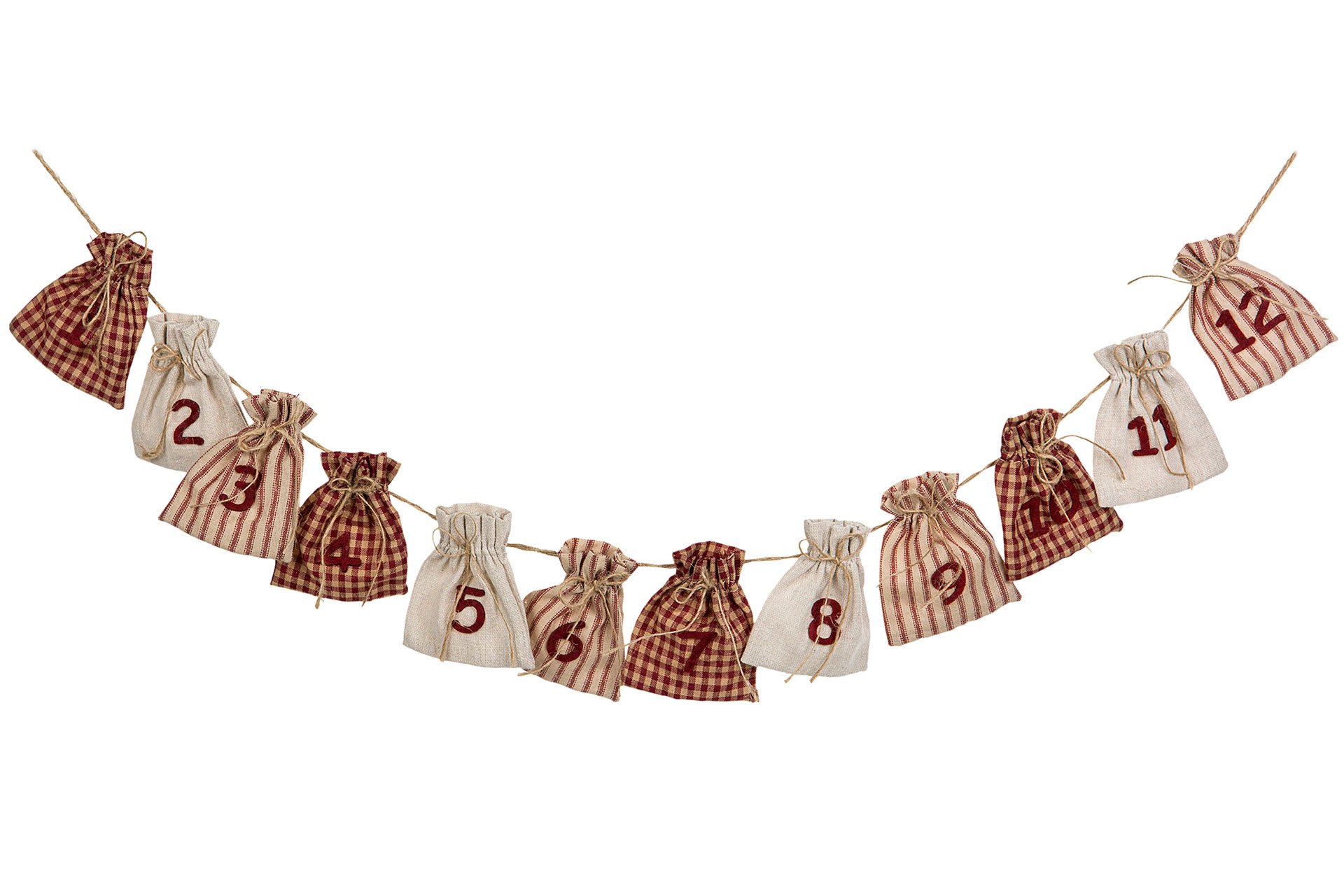 ADVENT CALENDAR RED/WHITE 180 CM - 3