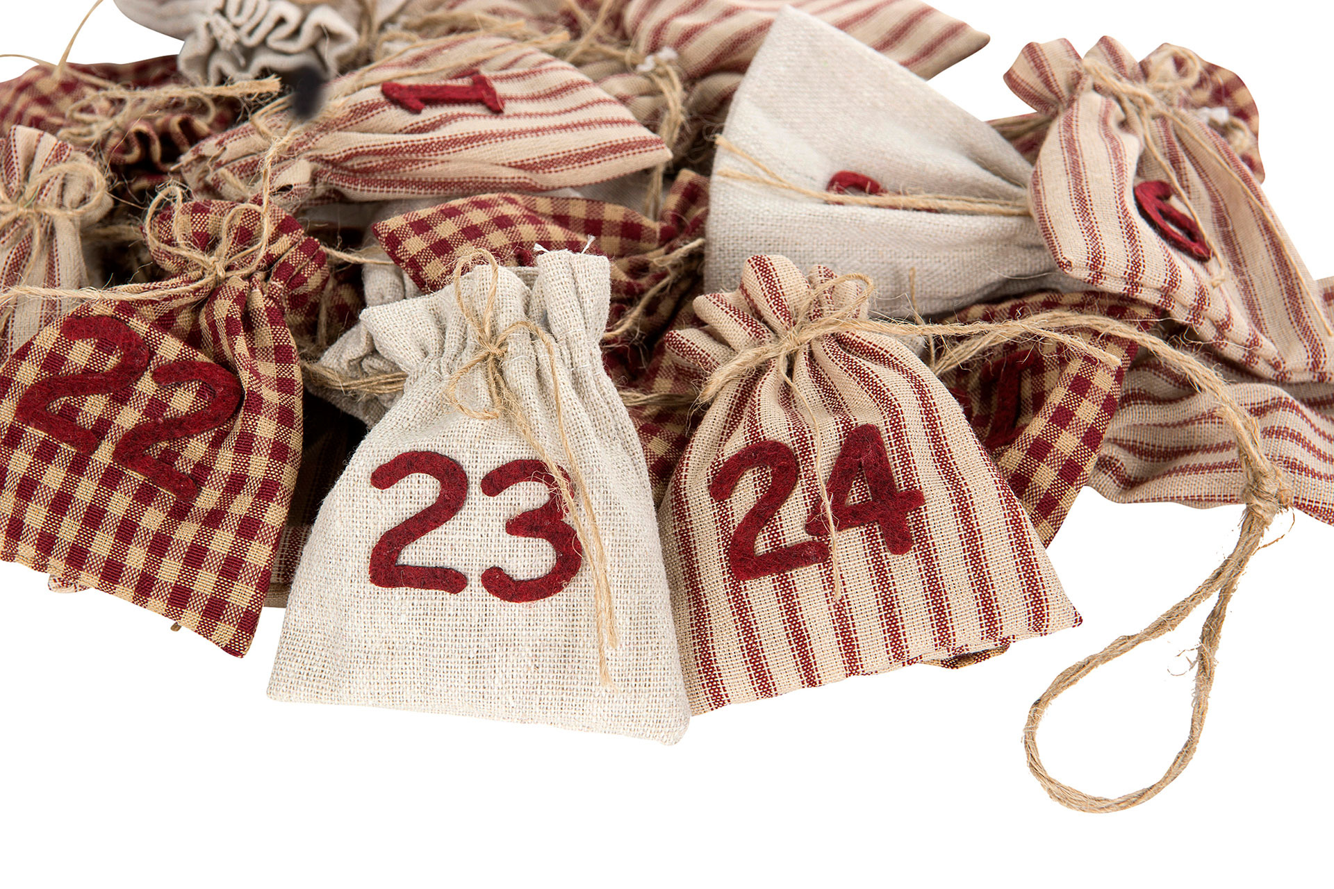 ADVENT CALENDAR RED/WHITE 180 CM - 4