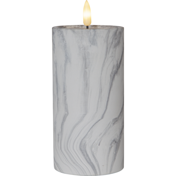 LED Block Light - Battery Light - Marble - 17.5 cm - 8
