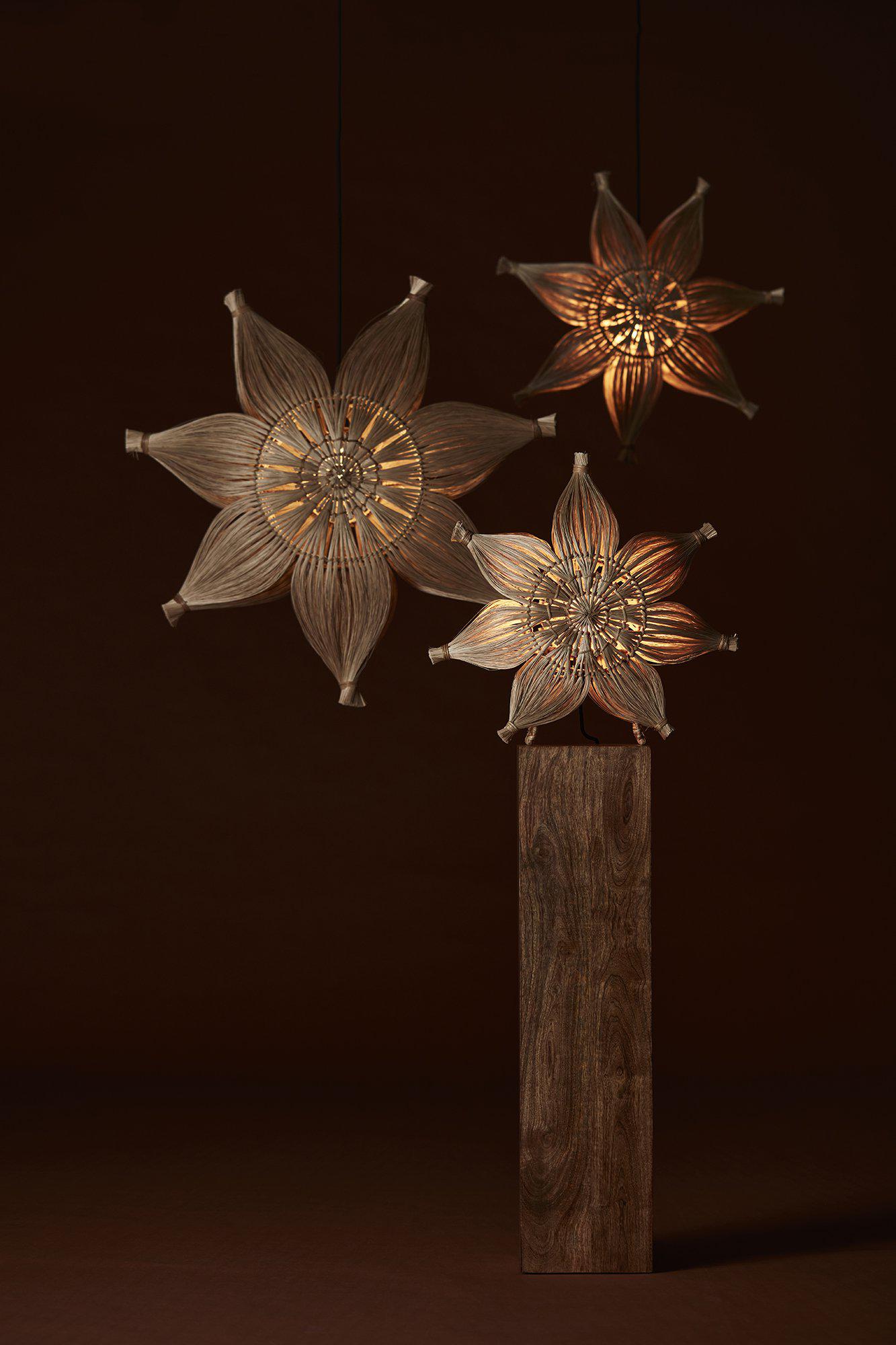 Adventsstjärna - Bordsstjärna Rotting - 47x47 cm  - 3