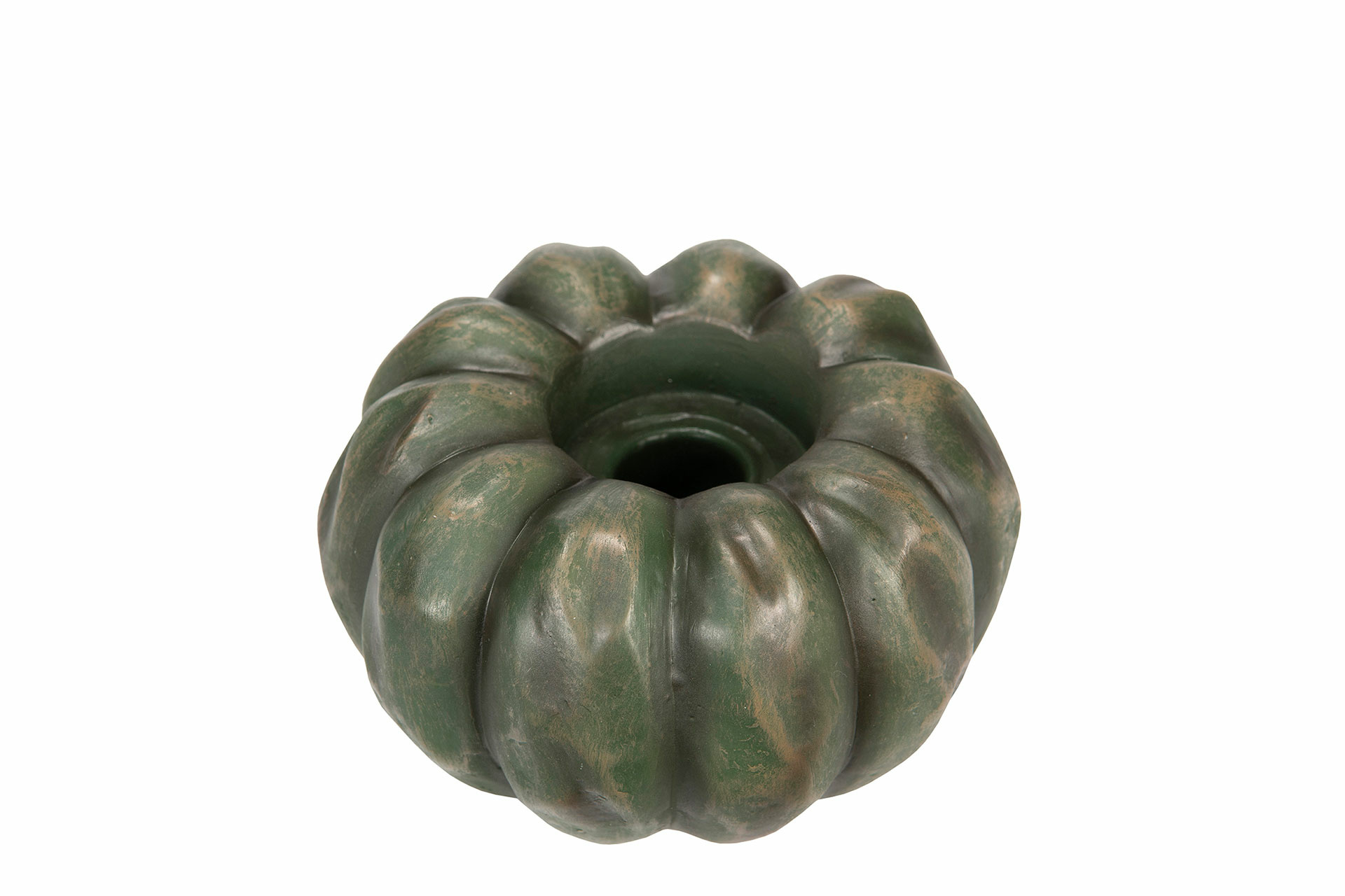 Lantern - Lantern - Pumpkin Green Poly - 11x7 cm - Crown Candle/Tealight - 5