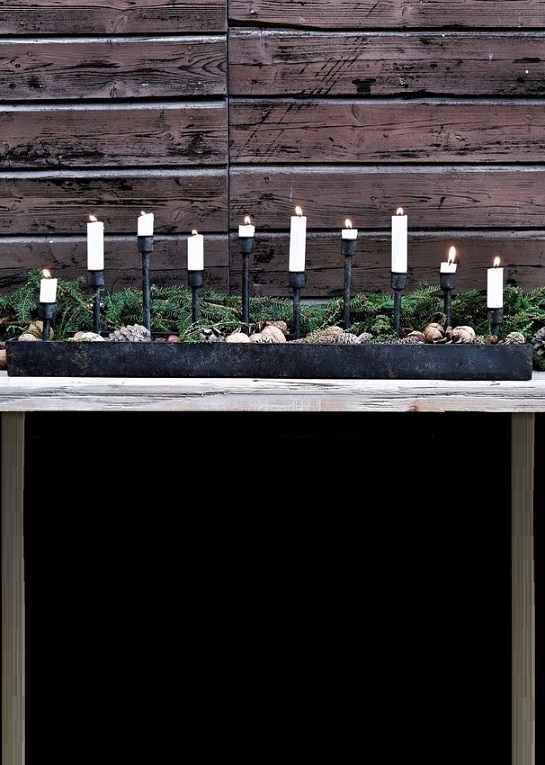Candlestick - Table candlestick - 10 candles - 72 cm - 13