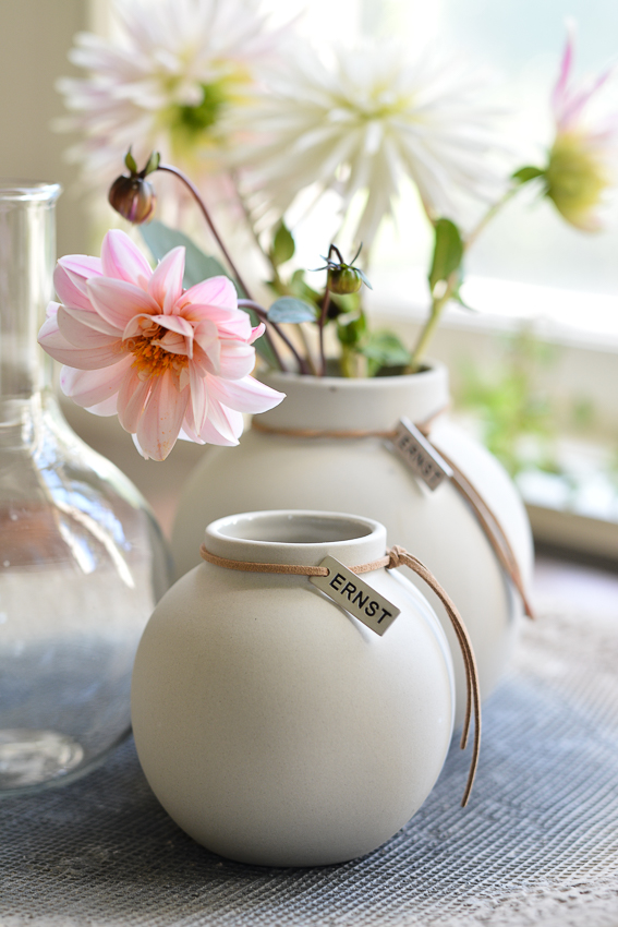 ERNST VASE STONEWARE ROUND NATURAL 13x14 CM - 5