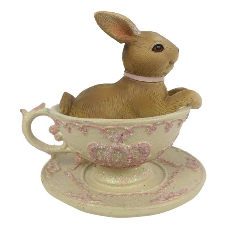 Rabbit in a coffee cup - 8 cm - 4
