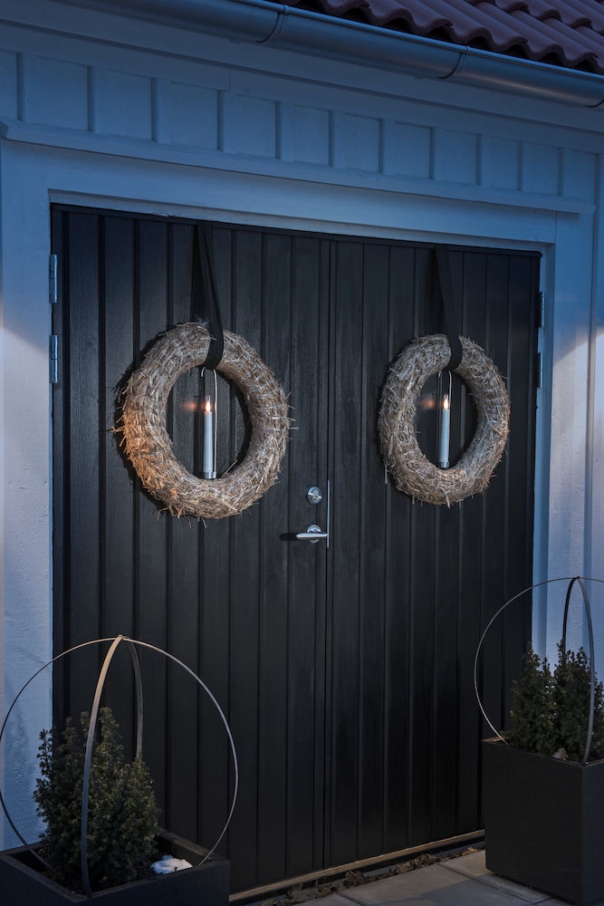 Hanging Battery Lights - Crown Lights with Lifelike Flames - 2-pack - Outdoor/Indoor - 2