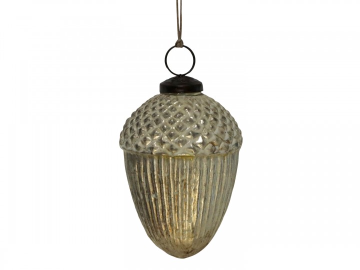 Ekollon - Glas - Antikguld - 9,5x6,5 cm - 2