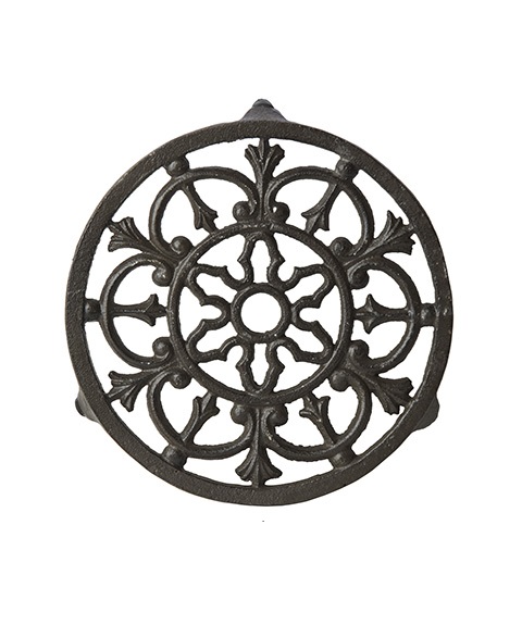 Round trivet - Trivet - Cast iron - Ø 20 cm