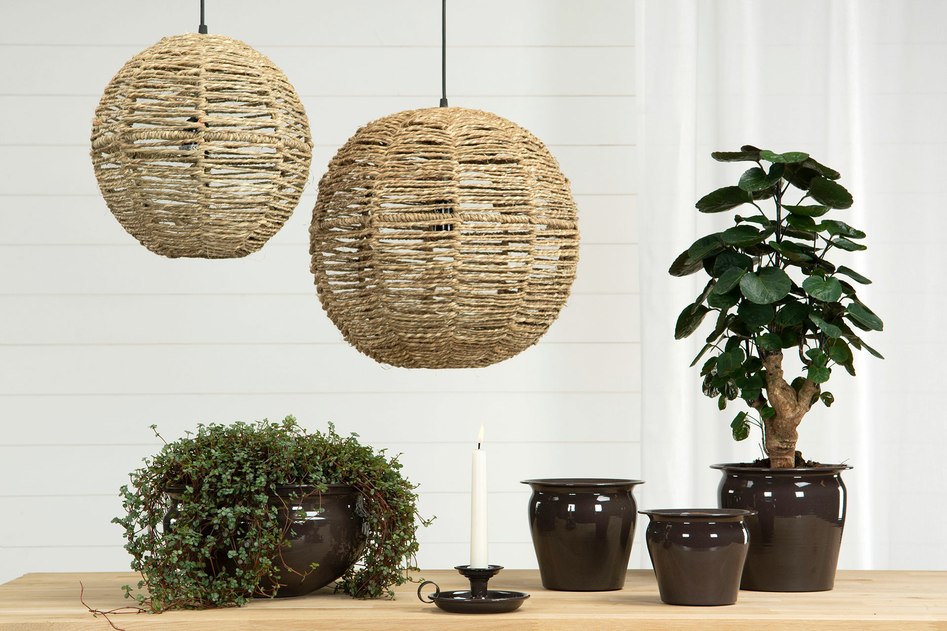 Ceiling lamp – Lamp – Jute – 30 cm - 5