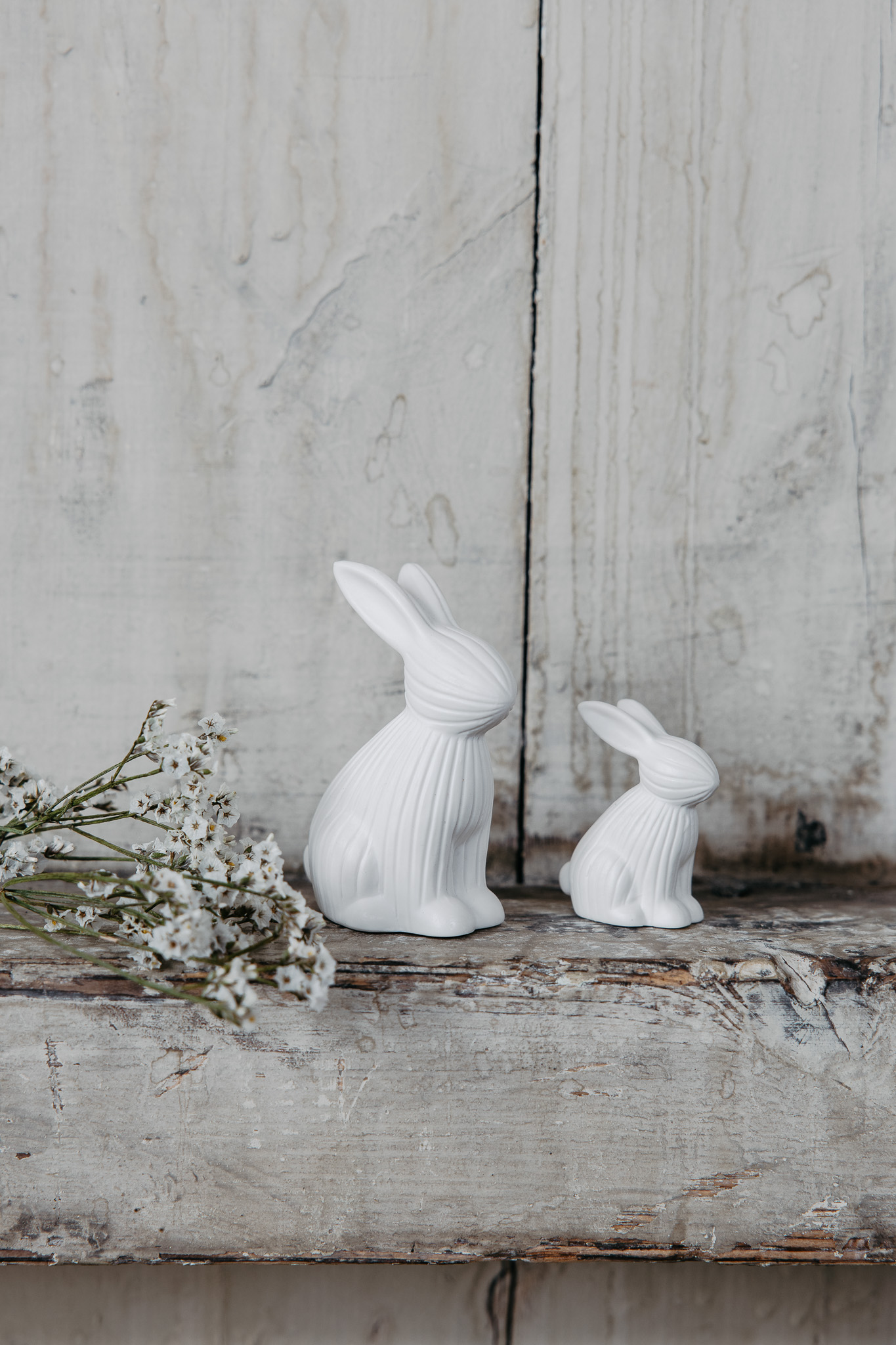 Arthur - Rabbit - Hare - White Easter Decoration - Large - 3