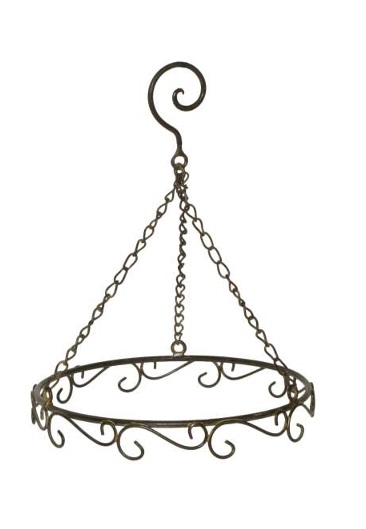 Hanging cup rack with hooks - Cup hanger - Rust brown - 2