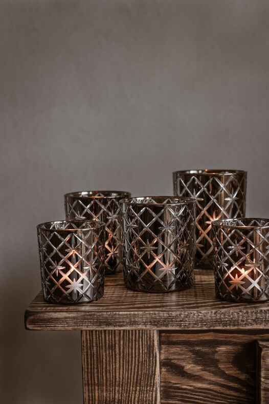 Majas lantern Smokey Elegance 10x12 cm - 3