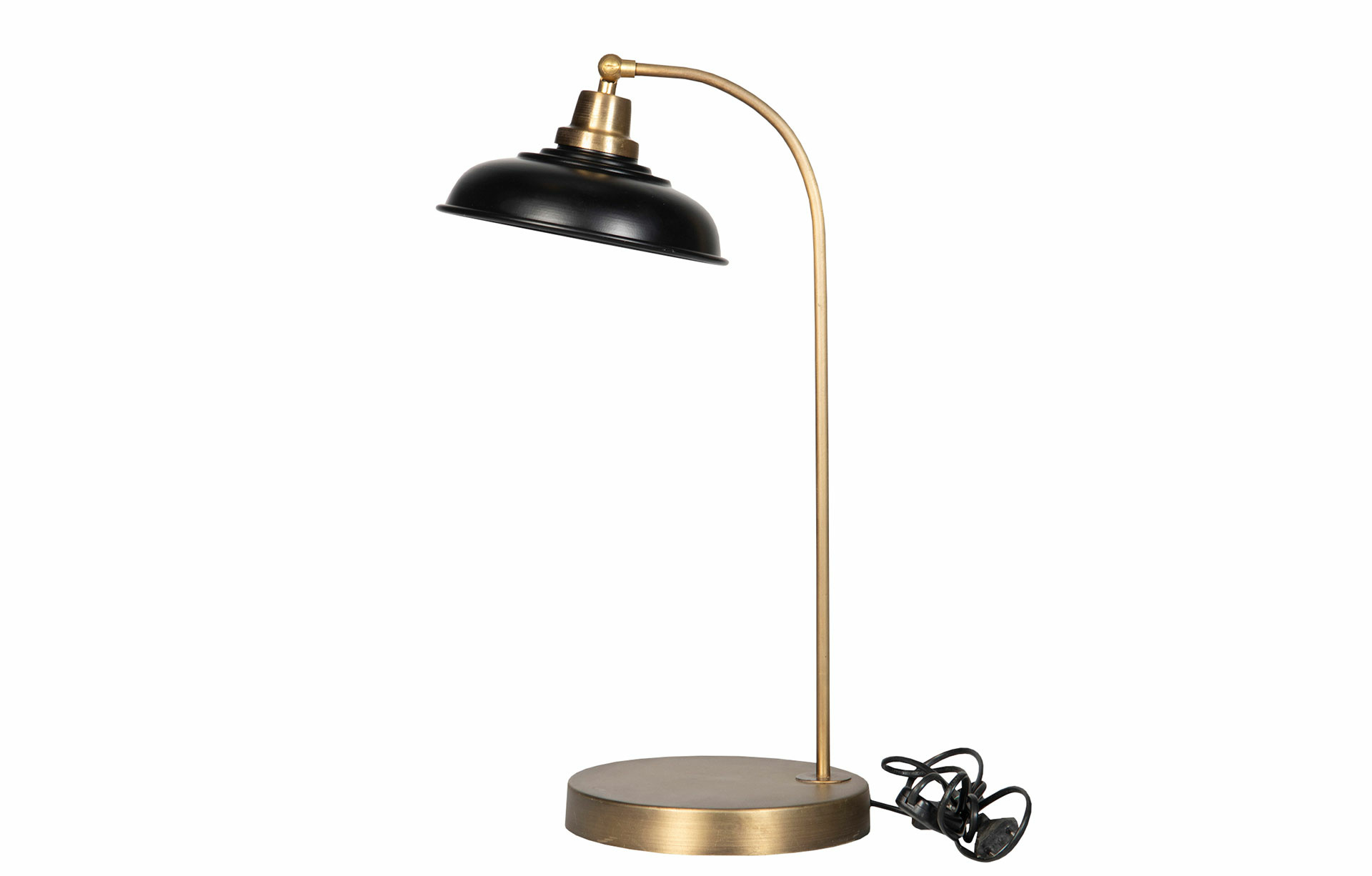 Bordslampa - Lampa - Emalj Svart - 30x52 cm - 3
