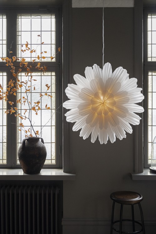 Advent star - Star - Snowflake - 44 cm - White - Watt & Veke - 2