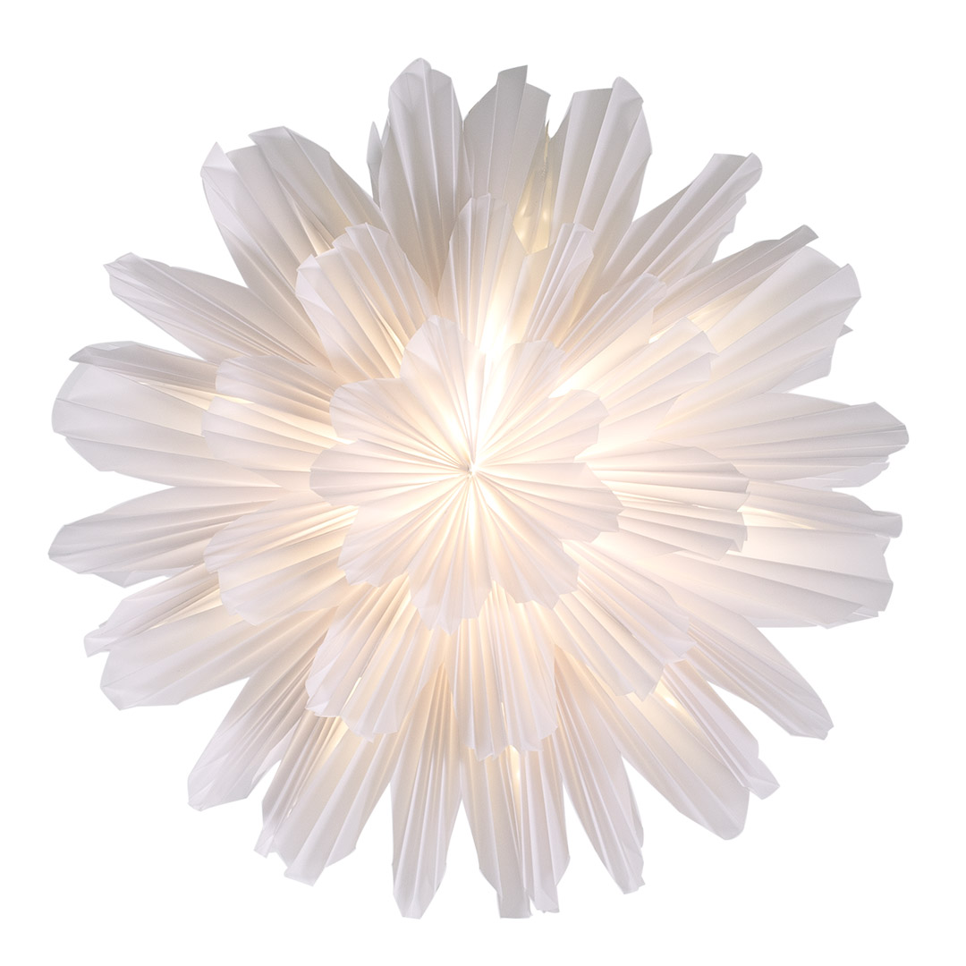 Advent star - Star - Snowflake - 44 cm - White - Watt & Veke - 9