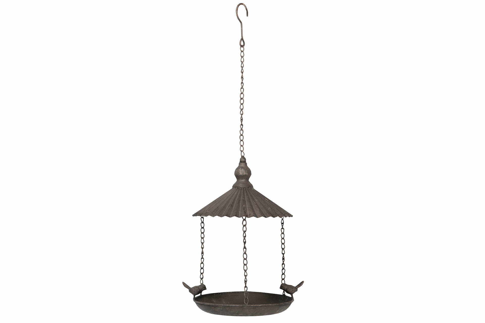 Bird bath - Hanging basket - Bird feeder - Metal - Ø22x35 cm - 3