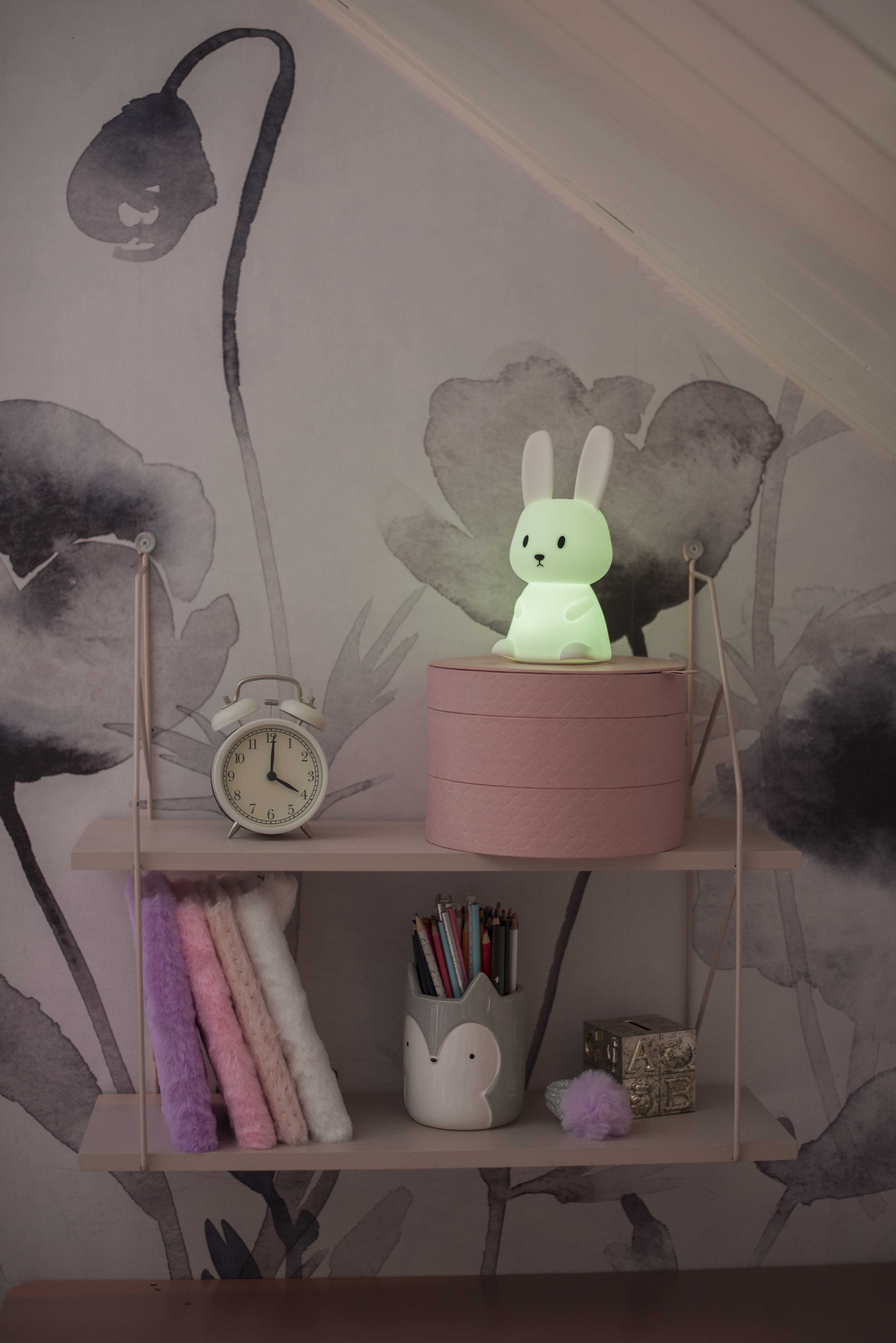 Lampa - Nattlampa - Dekoration - Kanin - Bunny - LED - 9