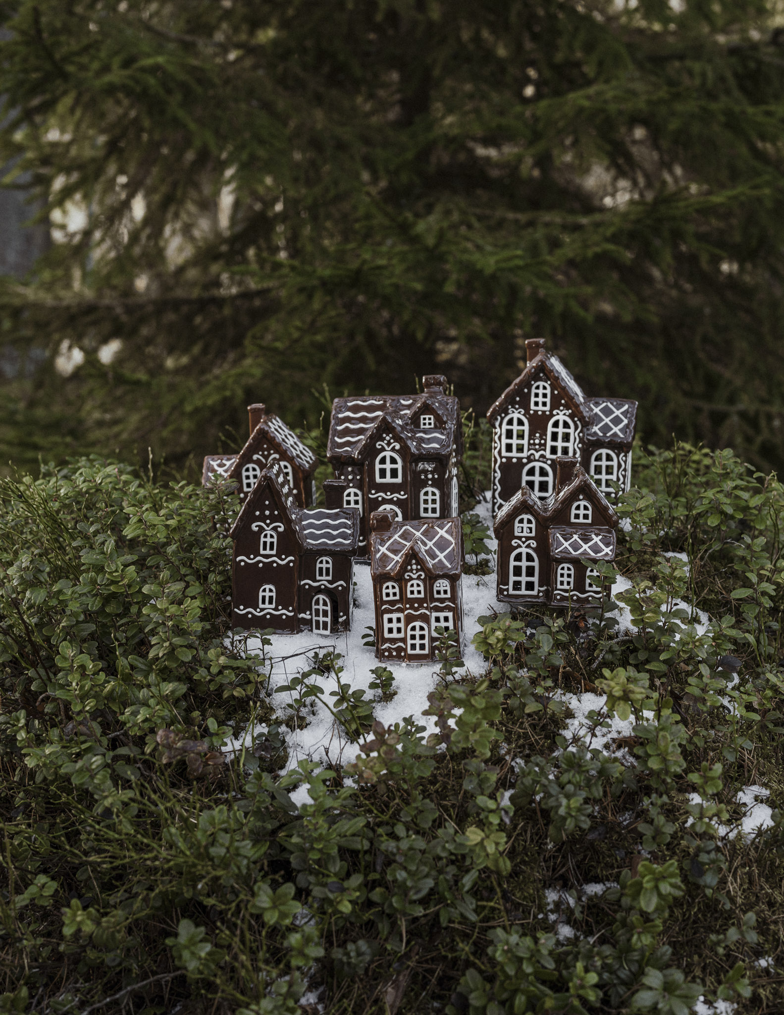Julbyn Nr 5 - Pepparkakshus - Hus - Huslykta  - 5
