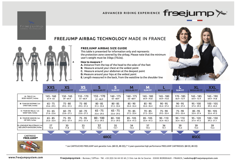 FREEJUMP AIRBAG SÄKERHETSVÄST - 8