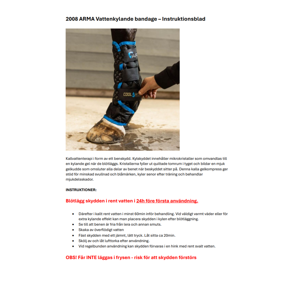ARMA WATER COOLING BANDAGES - 3
