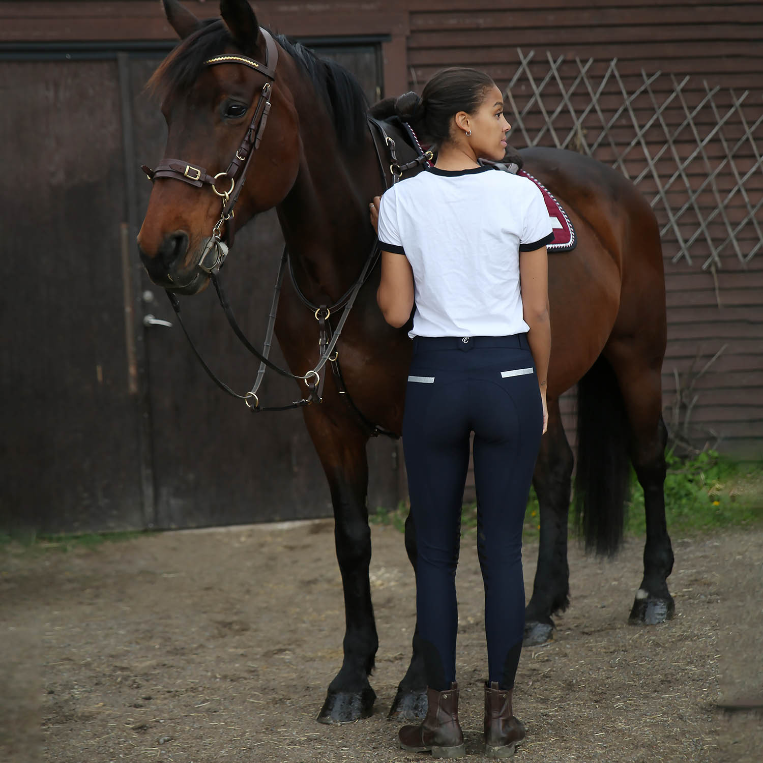 SWEDISH COLLECTION BREECHES KNEE GRIP - 8