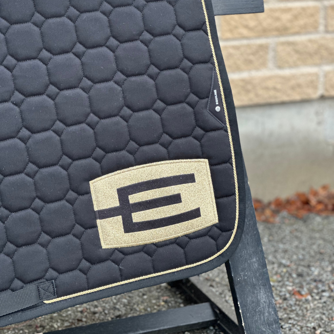 EQUILINE HOPPSCHABRAK MED E-LOGGA E56 GL.GOLD-BLACK P358 - 2