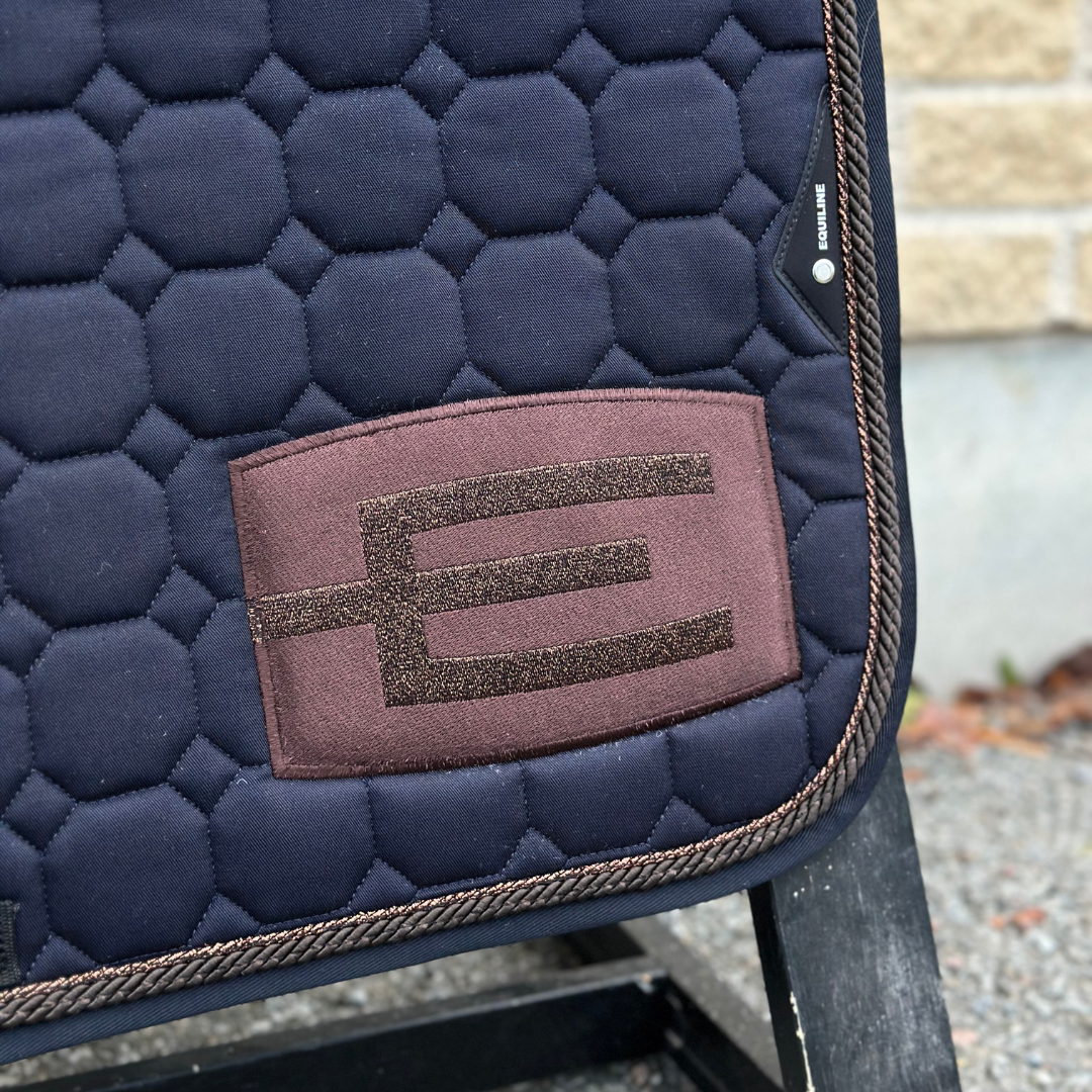 EQUILINE HOPPSCHABRAK MED E-LOGGA E60 BROWN-GL.BRONZE P43+P102 - 2