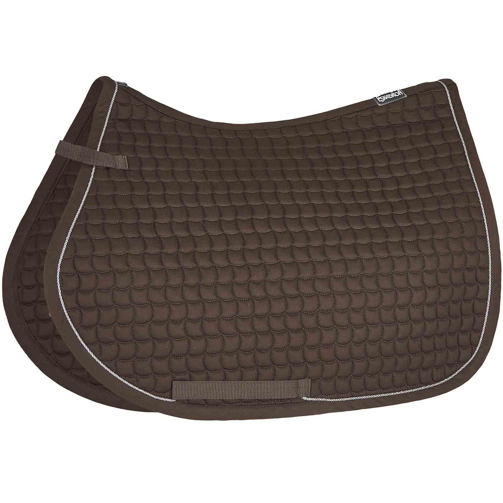 ESKADRON SADDLE PAD COTTON SILVER CORD ALLROUND - 4