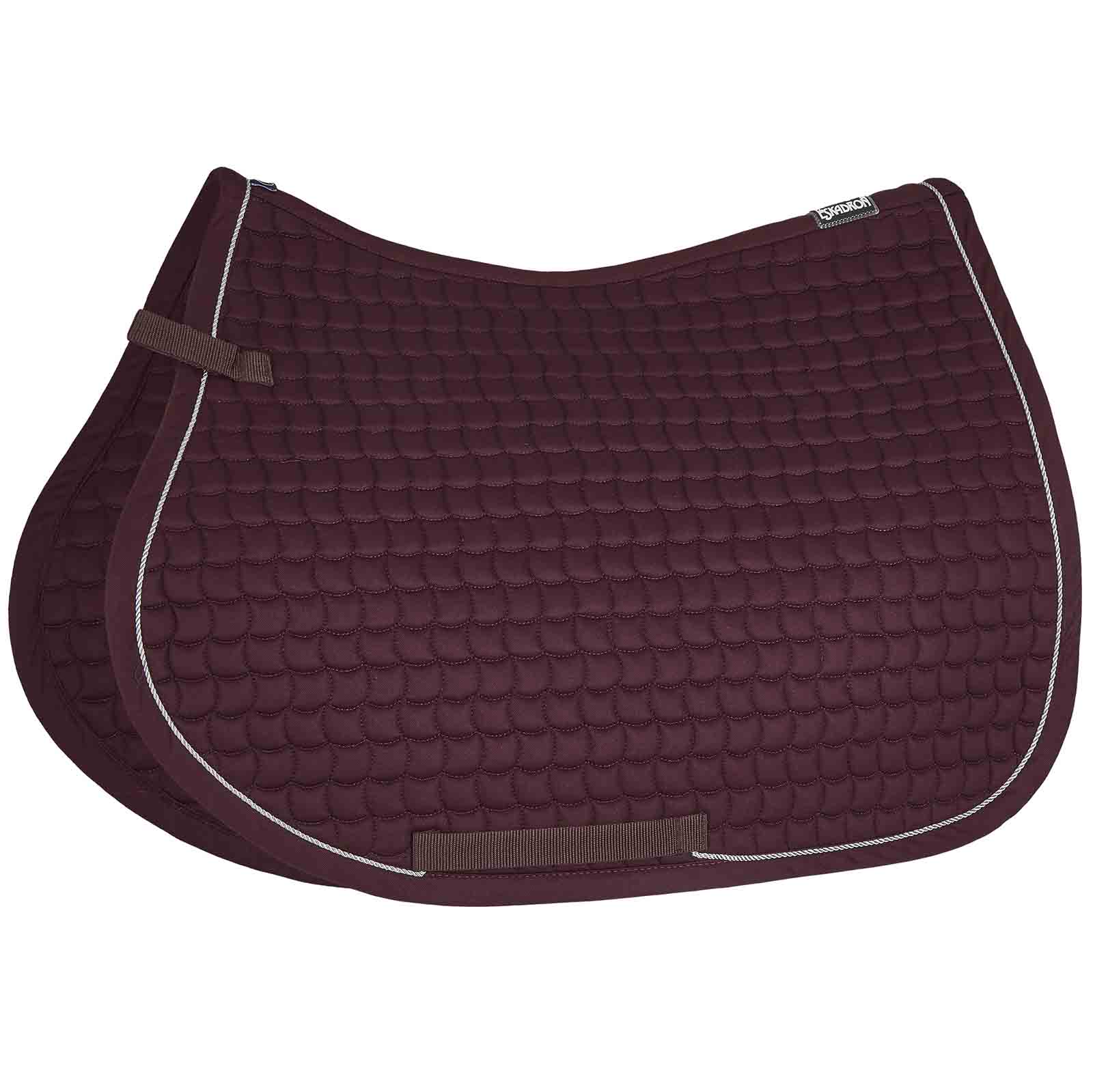 ESKADRON SADDLE PAD COTTON SILVER CORD ALLROUND - 5