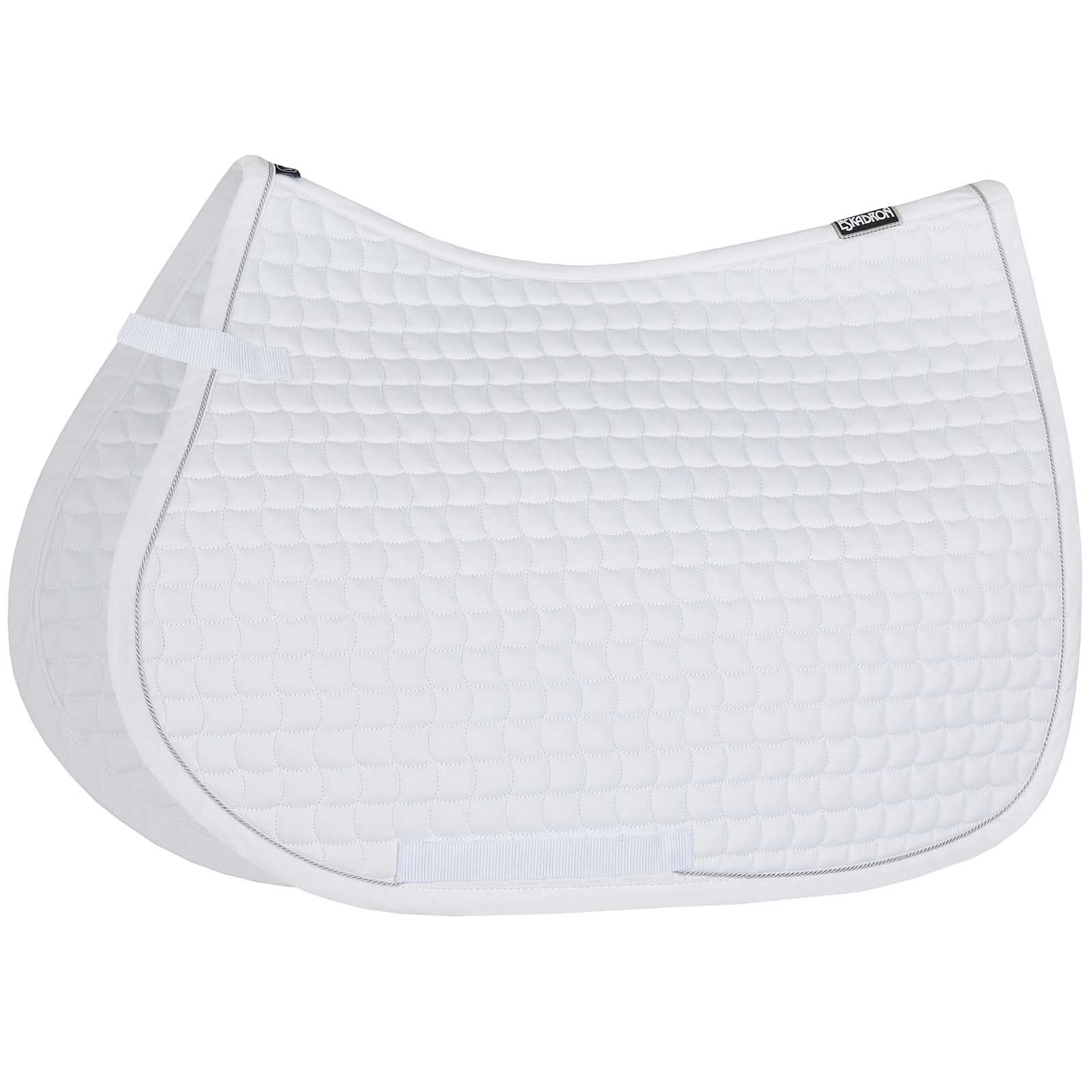 ESKADRON SADDLE PAD COTTON SILVER CORD ALLROUND - 2